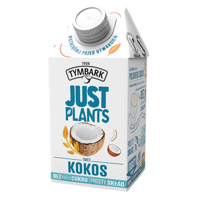 Tymbark Just Plants Napój owies kokos ZESTAW 6 x 500 ml