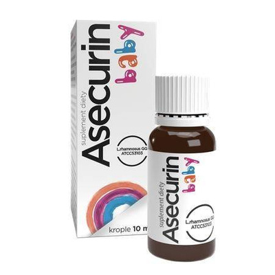 Asecurin Baby krople dla niemowląt od urodzenia ZESTAW 3 x 10 ml