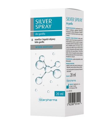 Silver spray do gardła od 6 roku życia 20 ml