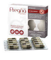 Pregna START On Suplement dla mężczyzn staranie o dziecko PŁODNOŚĆ ZESTAW 3 x 30 kapsułek + GRATIS!