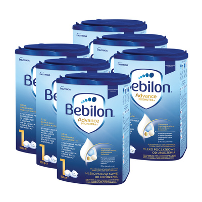 Bebilon 1 z Pronutra-ADVANCE mleko ZESTAW 6x800g