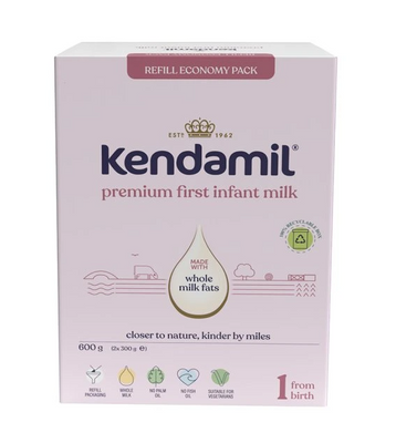 Kendamil Premium Box 1 mleko dla niemowląt od urodzenia ZESTAW 2 x 600 g