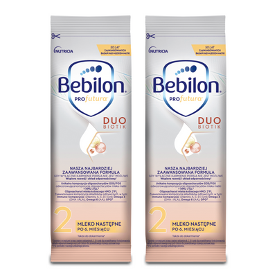 Bebilon Profutura Duobiotik 2 Mleko następne po 6. miesiącu w saszetkach ZESTAW 2 x 28,8 g