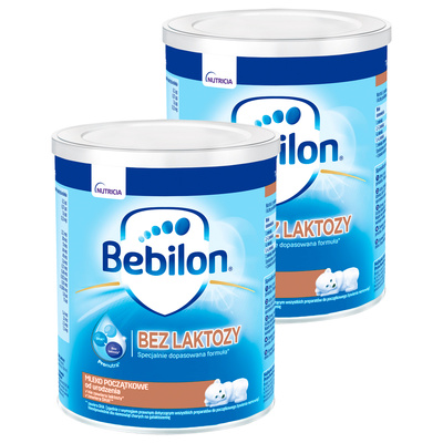 Bebilon bez laktozy ZESTAW 2 x 400g