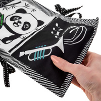 Bocioland książeczka kontrastowa króliczek ochraniacz na szczebelki 1 sztuka