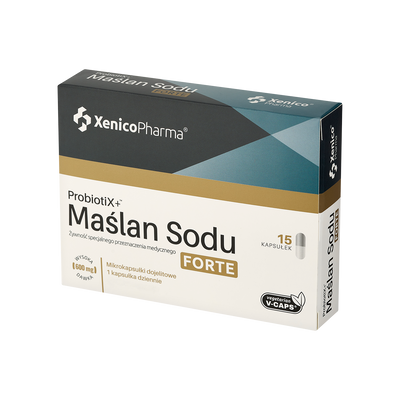Xenico Maślan Sodu Forte kwas masłowy 15 kapsułek