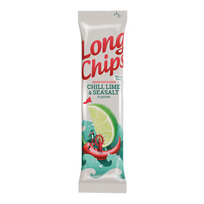 LONG CHIPS Chipsy ziemniaczane o smaku chilli, limonki i morskiej soli 75 g