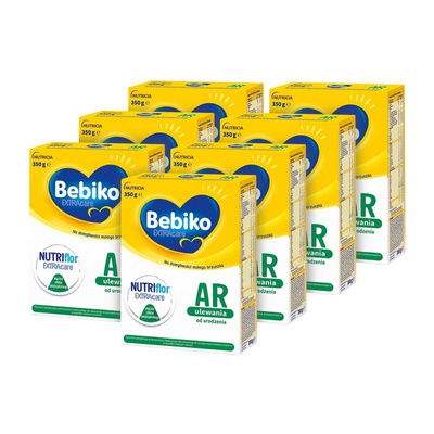 Bebiko Extracare AR Żywność specjalnego przeznaczenia dla niemowląt od urodzenia ZESTAW 7 x 350 g
