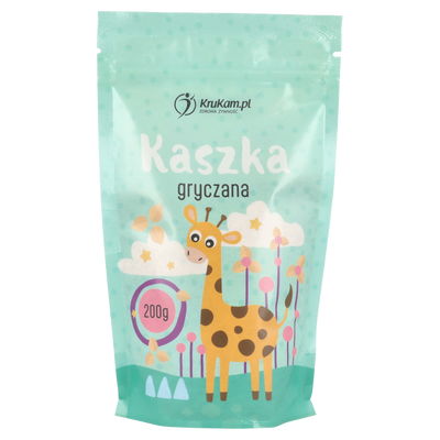 Krukam kaszka gryczana dla dzieci naturalna 200 g