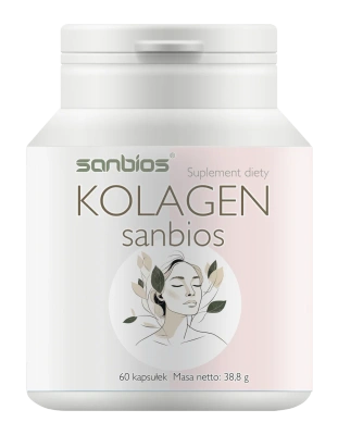 Sanbios Kolagen piękna SKÓRA, WŁOSY I PAZNOKCIE 60 kapsułek