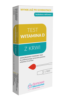 Hydrex test domowy witamina D niedobór z krwi 1 sztuka 