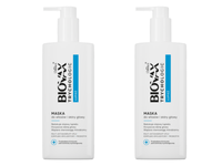 BIOVAX Trychologic Maska do włosów ŁUPIEŻ, OCZYSZCZANIE SKÓRY GŁOWY ZESTAW 2 x 200 ml