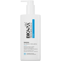 BIOVAX Trychologic Maska do włosów ŁUPIEŻ, OCZYSZCZANIE SKÓRY GŁOWY ZESTAW 2 x 200 ml