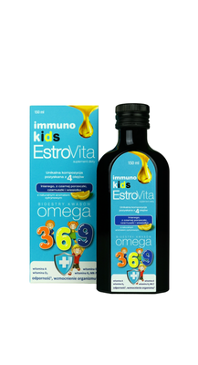 EstroVita Immuno Kids Omega-369 dla dzieci witaminy ADEK 150ml