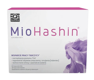 MioHashin wsparcie prawidłowa praca tarczycy 30 + 60 kapsułek