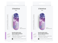 L'Biotica hydrożelowe płatki pod oczy ze śluzem ślimaka odmładzające ZESTAW 2 x 3 sztuki