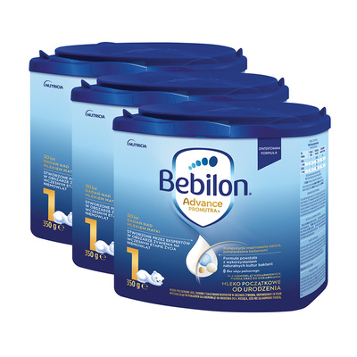 Bebilon 1 Pronutra-Advance Mleko początkowe od urodzenia ZESTAW 3 x 350 g
