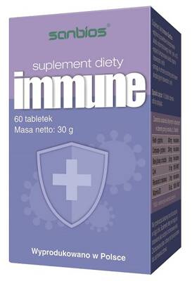 SANBIOS Immune ODPORNOŚĆ 60 tabletek