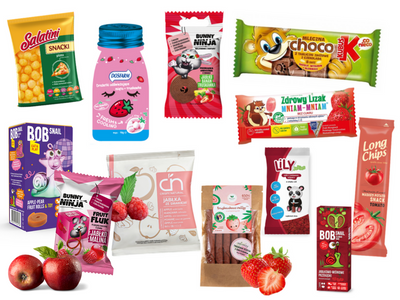 Zestaw prezentowy zdrowych słodyczy 12 sztuk ŚWIĄTECZNE PACZKI