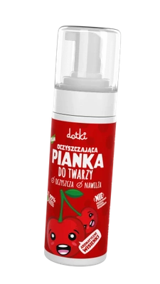 Dotki oczyszczająca pianka do twarzy dla dzieci aromatyczne wisienki 150 ml