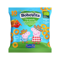  BoboVita Peppa Pig chrupeczki pomidorowe i bananowe ZESTAW 8 x 20 g