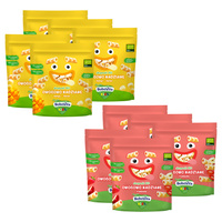 BoboVita Kids Chrupeczki bio owocowo nadziane RÓŻNE SMAKI po 3 roku życia ZESTAW 5 x 30 g