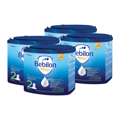 Bebilon 2 Advance Pronutra Mleko następne po 6. miesiącu ZESTAW 4 x 350 g