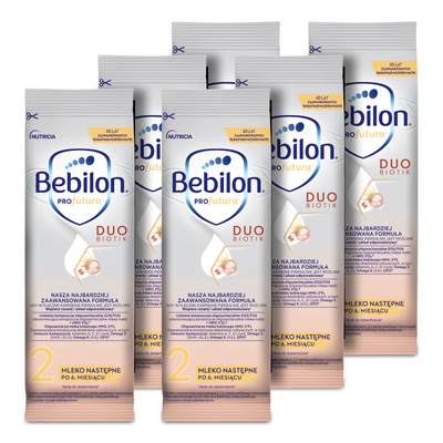 Bebilon Profutura Duobiotik 2 Mleko następne po 6. miesiącu w saszetkach ZESTAW 6 x 28,8 g