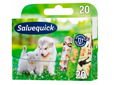 Plastry dla dzieci Salvequick Animal Planet 20 sztuk