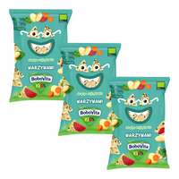 BoboVita Kids Chrupiące trójkąciki bio z warzywami ZESTAW 3 x 30 g