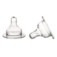 CANPOL smoczek silikonowy easySTART 3m+  trójprzepływowy na butelkę 21/724 1szt