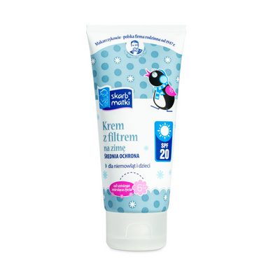 Skarb Matki krem z filtrem SPF 20 na zimę dla dzieci i niemowląt 75 ml
