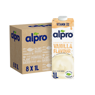 Alpro Napój sojowy o smaku waniliowym 8x1L