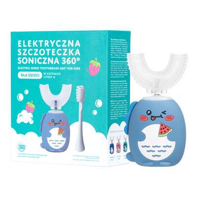 Simed szczoteczka soniczna dla dzieci niebieska 360 3 Tryby LED 1 sztuka