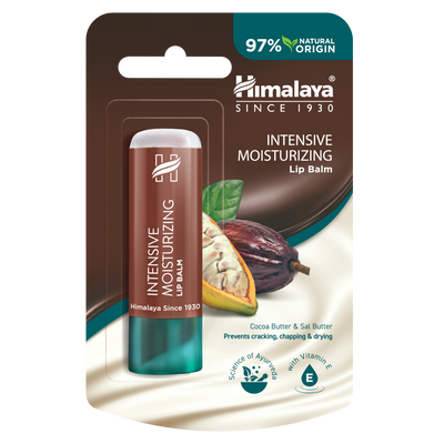 Himalaya Intensywnie nawilżający balsam do ust z masłem kakaowym 4,5 g