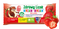 Zdrowy lizak dla dzieci mniam mniam z WITAMINAMI różne smaki mix ZESTAW ŁEZKA 8 sztuk