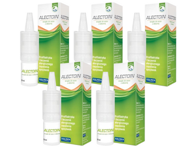 Alectoin nawilżające krople do oczu z ektoiną ZESTAW 5 x 10 ml