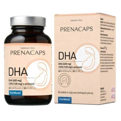 Formeds Prenacaps kwasy omega 3 DLA KOBIET W CIĄŻY 60 kapsułek