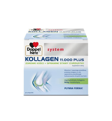 Doppelherz system KOLLAGEN 11.000 PLUS 30 szt.+ SHOT MAGNEZ GRATIS!