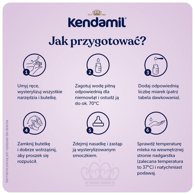 Kendamil 2 mleko następne Premium od 6 miesiąca 800 g