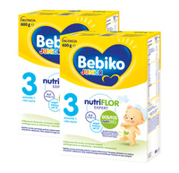 Bebiko Junior 3 Odżywcza formuła na bazie mleka dla dzieci powyżej 1. roku życia 2x600 g