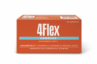 4FLEX Complex na chrząstki kości mięśnie stawy KOLAGEN 30 kapsułek