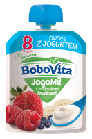 BoboVita JogoMi! z truskawkami i malinami 80g