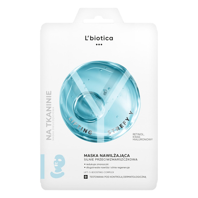 L'biotica Lifting Strefy Y Nawiżająca maska do twarzy silnie przeciwzmarszczkowa 1 sztuka