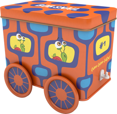 Bob Snail Lokomotywa i wagon z przekąskami i zabawką KOLOR LOSOWY