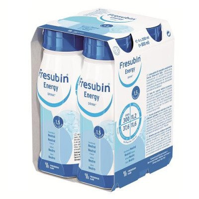 Fresubin® Energy Drink, smak neutralny, ZESTAW 24 x 200 ml. Żywność specjalnego przeznaczenia medycznego. Dieta na Start