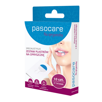 Pasocare zestaw plastrów NA OPRYSZCZKĘ 10 sztuk
