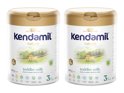 Kendamil Nature 3 HMO+ mleko organiczne bez oleju rybiego ZESTAW 2 x 800 g