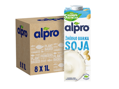 Alpro Napój sojowy oryginalny zestaw 8x1L
