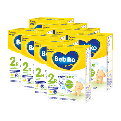 Bebiko 2R Mleko następne dla niemowląt powyżej 6. miesiąca życia  ZESTAW 8x600g